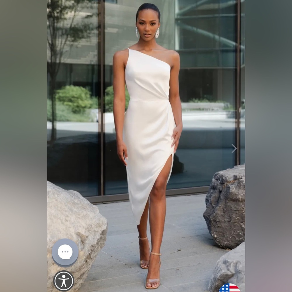 Jenny Yoo Calla Dress - White Size 10